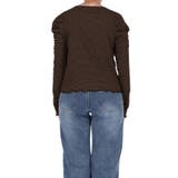 クレープシャーリングパフスリーブトップス | coca | 詳細画像11 