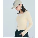 フロントスリットニットトップス | coca | 詳細画像17 