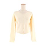 フロントスリットニットトップス | coca | 詳細画像3 