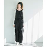 ［Black］ | ナイロンスカートドッキングパンツ レディース | coca