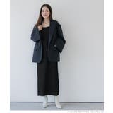 ジョーゼットリブIラインワンピース レディース | coca | 詳細画像12