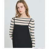 ジョーゼットリブIラインワンピース レディース | coca | 詳細画像10