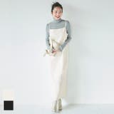 ジョーゼットリブIラインワンピース レディース | coca | 詳細画像1