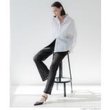 ［Black］ | ストレッチチュールレース フレアパンツ レディース | coca