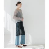 シアーメッシュニットトップス レディース | coca | 詳細画像18