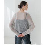 シアーメッシュニットトップス レディース | coca | 詳細画像19