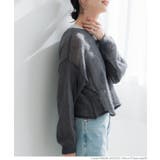 シアーメッシュニットトップス レディース | coca | 詳細画像23