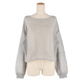 シアーメッシュニットトップス レディース | coca | 詳細画像4