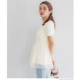 シャリ感レーヨンチュールドッキングティアードニット レディース | coca | 詳細画像8