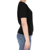 シャリ感レーヨンロゴ刺繍ニット レディース | coca | 詳細画像5