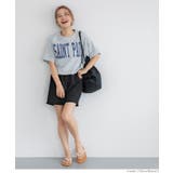 クロスシャーリングショートパンツ レディース | coca | 詳細画像5