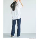 クロスシャーリングセミフレアパンツ レディース | coca | 詳細画像22
