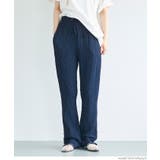 クロスシャーリングセミフレアパンツ レディース | coca | 詳細画像24