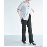 クロスシャーリングセミフレアパンツ レディース | coca | 詳細画像8
