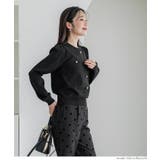 ゴールドボタンニットプルオーバー レディース | coca | 詳細画像11