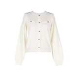 ゴールドボタンニットプルオーバー レディース | coca | 詳細画像2