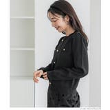 ゴールドボタンニットプルオーバー レディース | coca | 詳細画像8