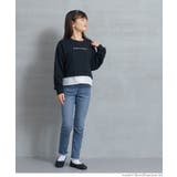 デニム裾フリンジスキニーパンツ キッズ | coca | 詳細画像2
