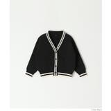 親子お揃いウーリーニットラインカーディガン キッズ | coca | 詳細画像14 