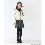 親子お揃いウーリーニットラインカーディガン キッズ | coca | 詳細画像7 