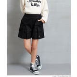 ［Black］ | ツイルプリーツショートパンツ キッズ | coca