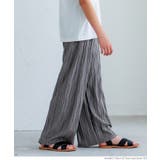 親子お揃いシャイニーウェーブプリーツパンツ キッズ | coca | 詳細画像9 