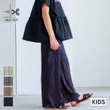 親子お揃いシャイニーウェーブプリーツパンツ キッズ | coca | 詳細画像1 