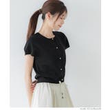 金ボタンニットトップス | coca | 詳細画像15 