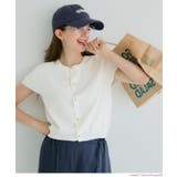 ［Ivory］ | 金ボタンニットトップス | coca