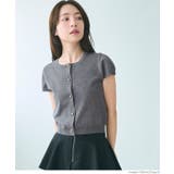 ［Gray］ | 金ボタンニットトップス | coca