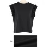 肩フリルノースリーブTシャツ レディース | coca | 詳細画像11