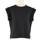 肩フリルノースリーブTシャツ レディース | coca | 詳細画像2