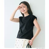 肩フリルノースリーブTシャツ レディース | coca | 詳細画像4