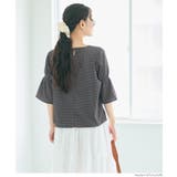 シャーリング5分袖ブラウス レディース | coca | 詳細画像13