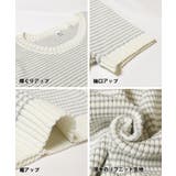 【WEB限定値下げ】ボーダーコンパクトニットトップス | coca | 詳細画像20 