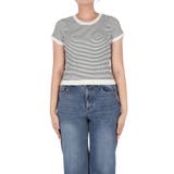 【WEB限定値下げ】ボーダーコンパクトニットトップス | coca | 詳細画像4 