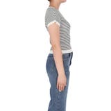 【WEB限定値下げ】ボーダーコンパクトニットトップス | coca | 詳細画像5 