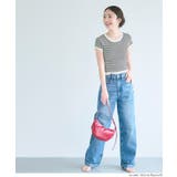 【WEB限定値下げ】ボーダーコンパクトニットトップス | coca | 詳細画像7 