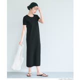 ［Black］ | ニットロングワンピース | coca