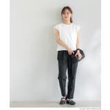 肩フリルノースリーブTシャツ レディース | coca | 詳細画像3