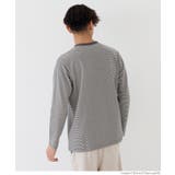 ジャカードボーダーロンT メンズ | coca | 詳細画像11 