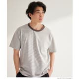 ［Greige］ | ジャカードボーダーTシャツ メンズ | coca