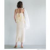 クロスシャーリングペプラムワンピース レディース | coca | 詳細画像14 