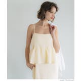 クロスシャーリングペプラムワンピース レディース | coca | 詳細画像15 