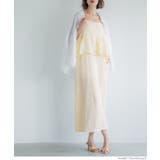 クロスシャーリングペプラムワンピース レディース | coca | 詳細画像17 