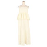 クロスシャーリングペプラムワンピース レディース | coca | 詳細画像2 