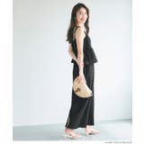 クロスシャーリングペプラムワンピース レディース | coca | 詳細画像7 