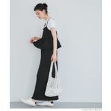 クロスシャーリングペプラムワンピース レディース | coca | 詳細画像9 