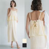 クロスシャーリングペプラムワンピース レディース | coca | 詳細画像1 