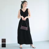 Vネックニットドレス | coca | 詳細画像1 